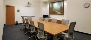 Bonnie Finn Conference Room with tables and chairs