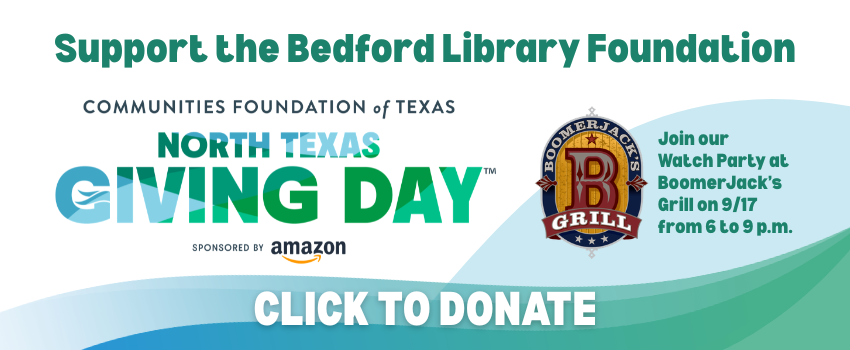 Click to donate to the BPL Foundation for North Texas Giving Day. Join our Watch Party at BoomerJack's Grill from 6 to 9 p.m. on September 17, 2026.